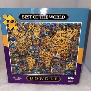 Eric Dowdle Jigsaw Puzzle BEST OF THE WORLD 1000 Pieces Made In USA NIB Storage